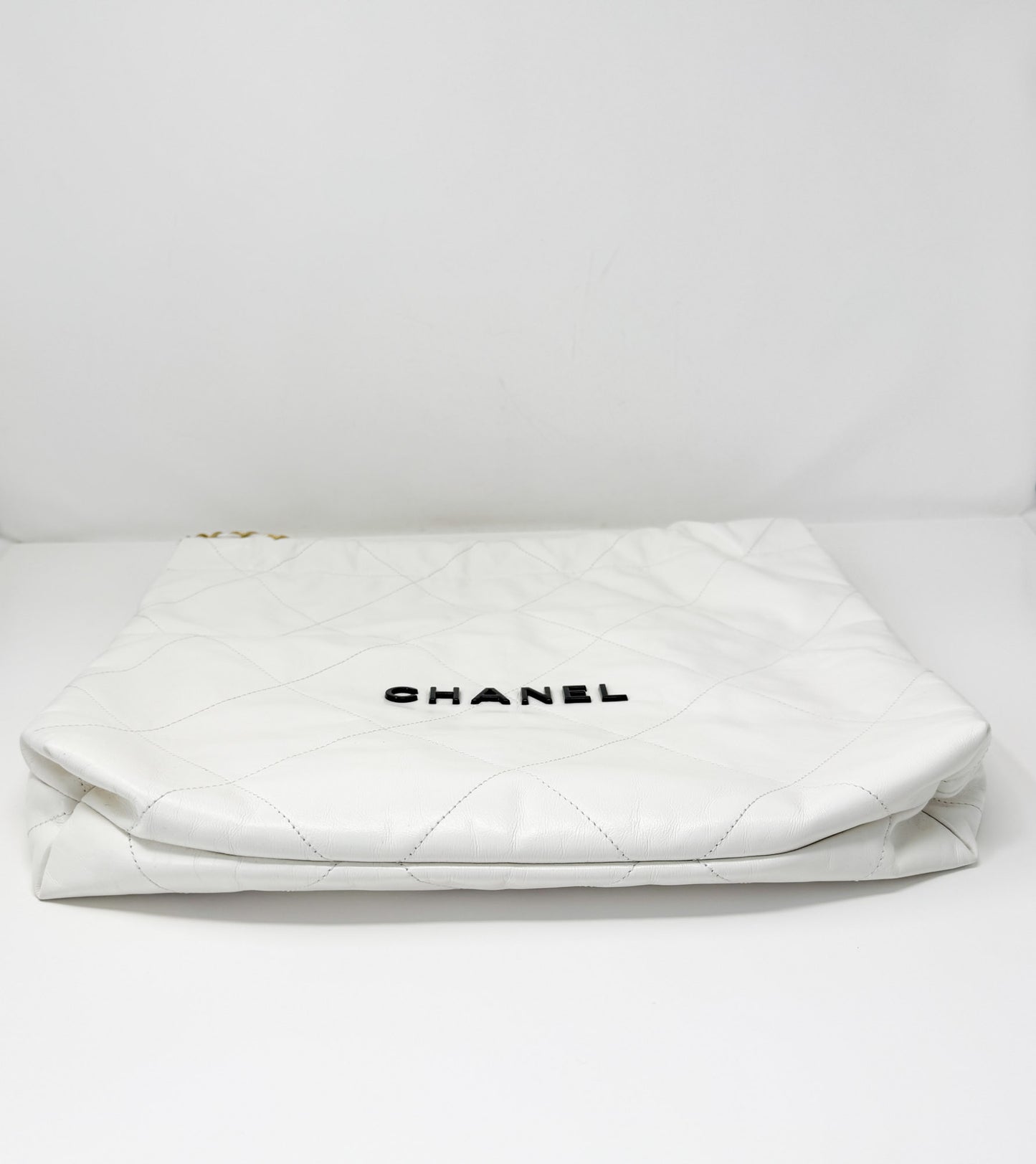 Chanel Calfskin Quilted Regular Chanel 22 White