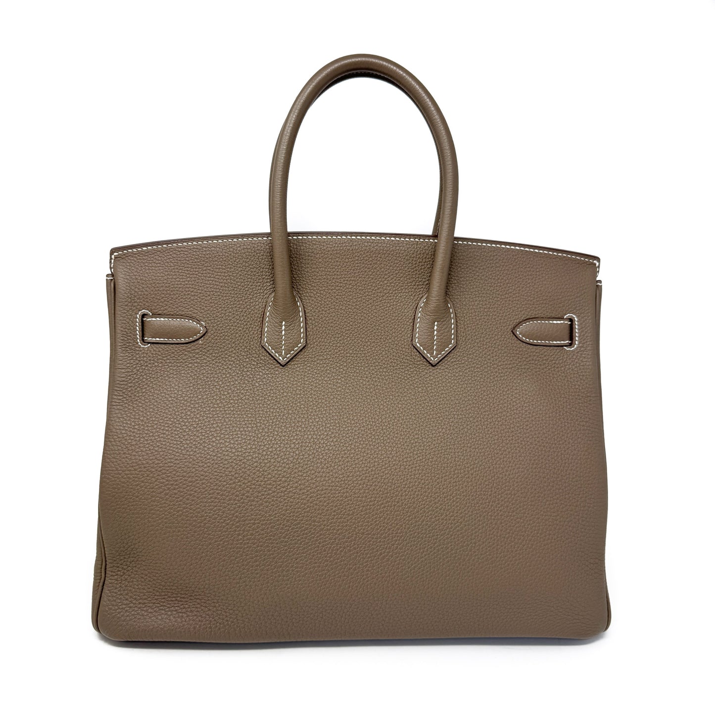 Hermes Togo Birkin 35 Etoupe