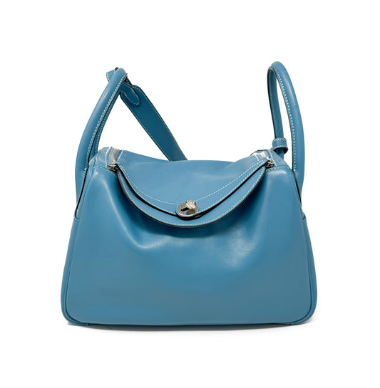 Hermes Blue Jean Swift Lindy 30