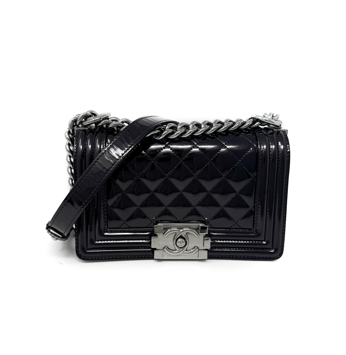 Chanel Small Patent Boy bag