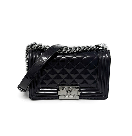 Chanel Small Patent Boy bag