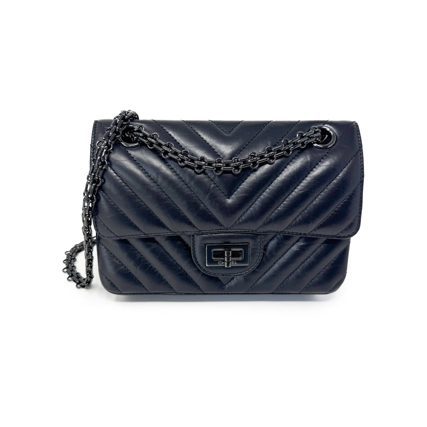 Chanel So Black 2.55 Reissue Mini Flap