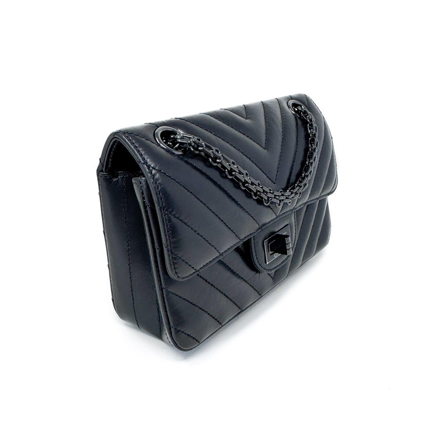 Chanel So Black 2.55 Reissue Mini Flap