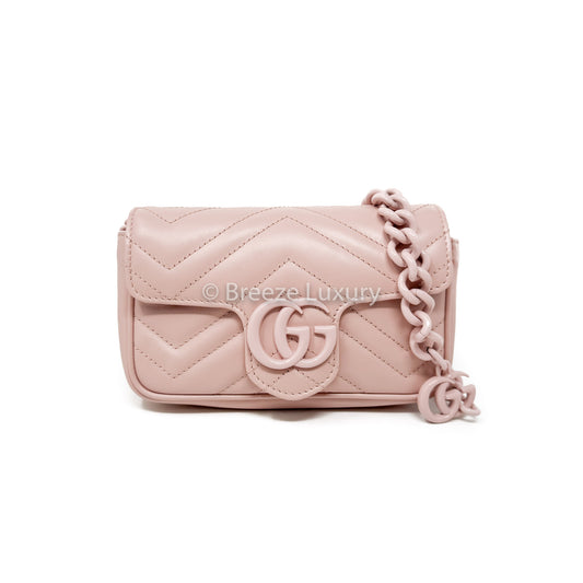 Gucci Pink Marmont Belt Bag