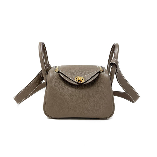 Hermes TC Mini Lindy Etoupe