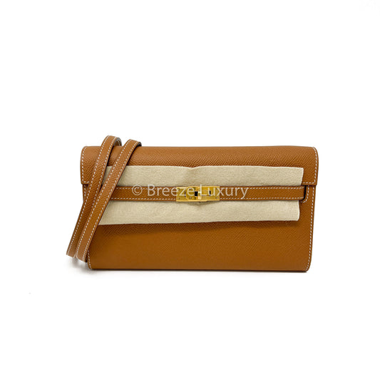 Hermes GHW Gold Kelly To Go
