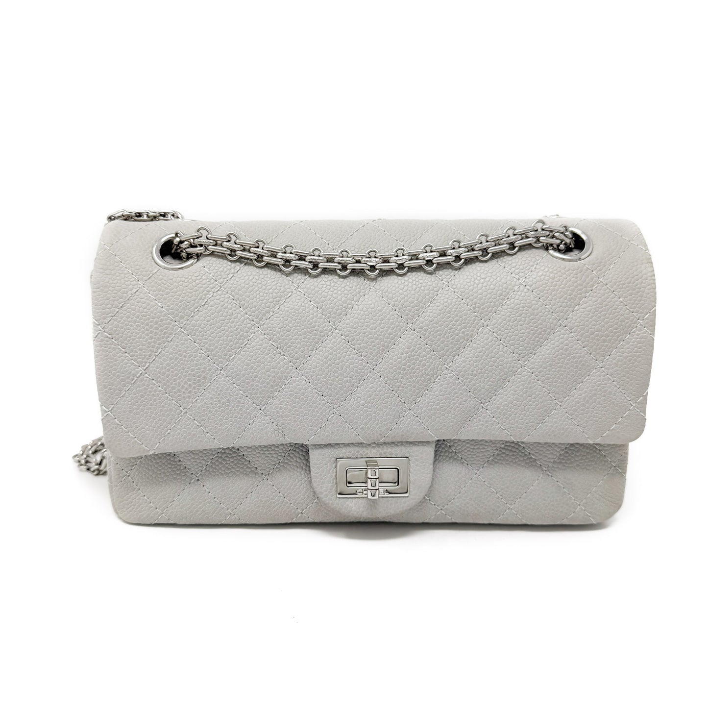 Chanel Grey 2.55 Reissue Classic Double Flap Bag (225)