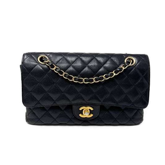 Chanel Medium Caviar Black Double Flap Bag