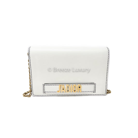 Christian Dior J’adior Flap Wallet with Chain