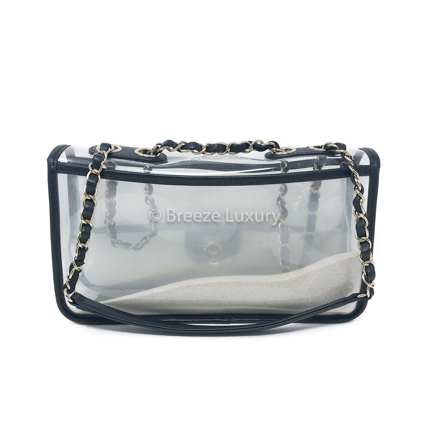 Chanel Sand By The Sea Flap Bag PVC with Lambskin Medium – breezeluxury