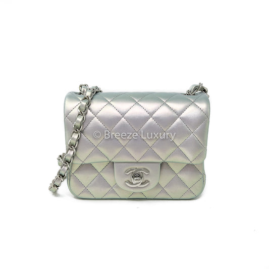 Chanel Iridescent Square Mini Classic Flap