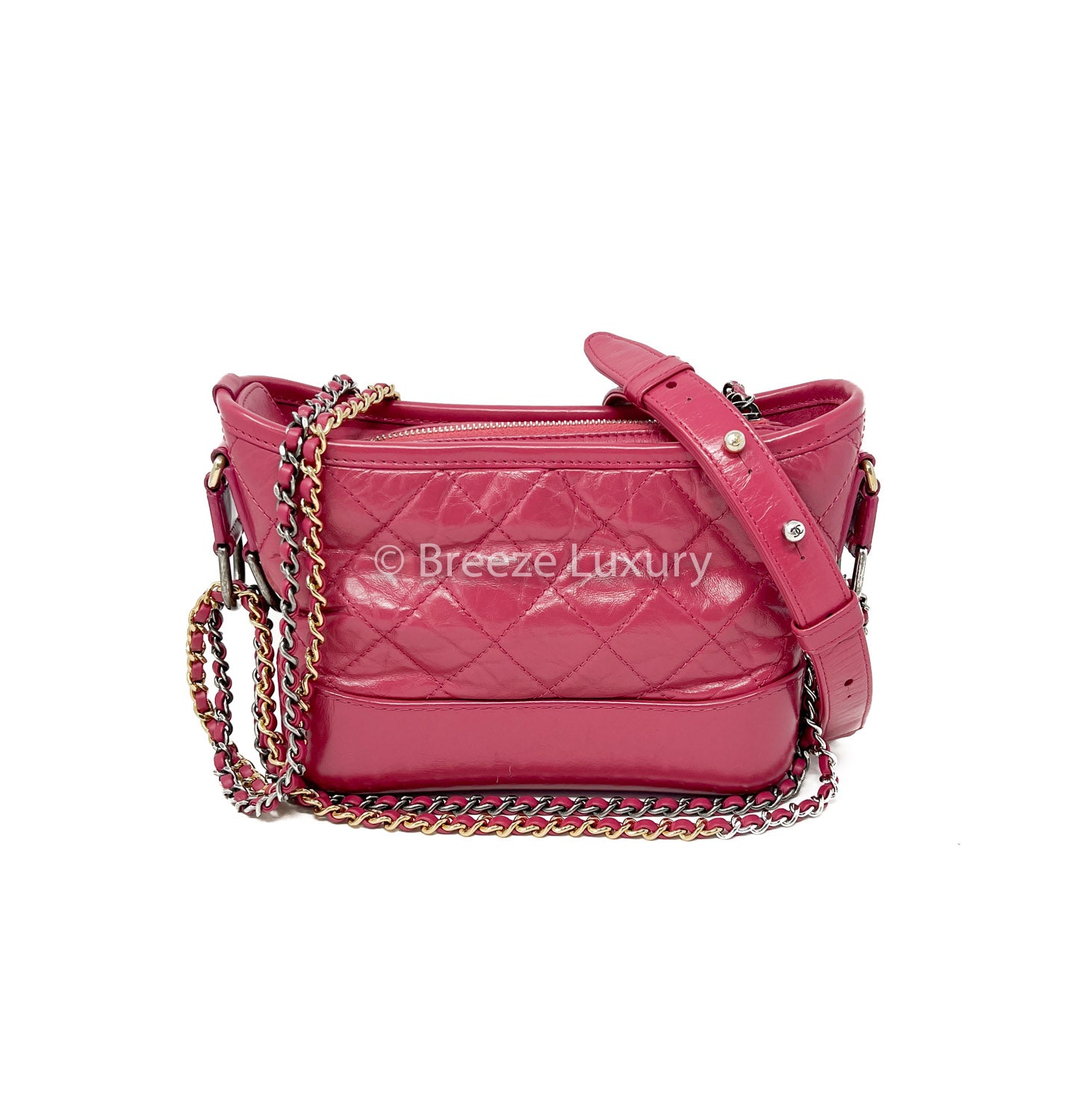 chanel gabrielle bag pink