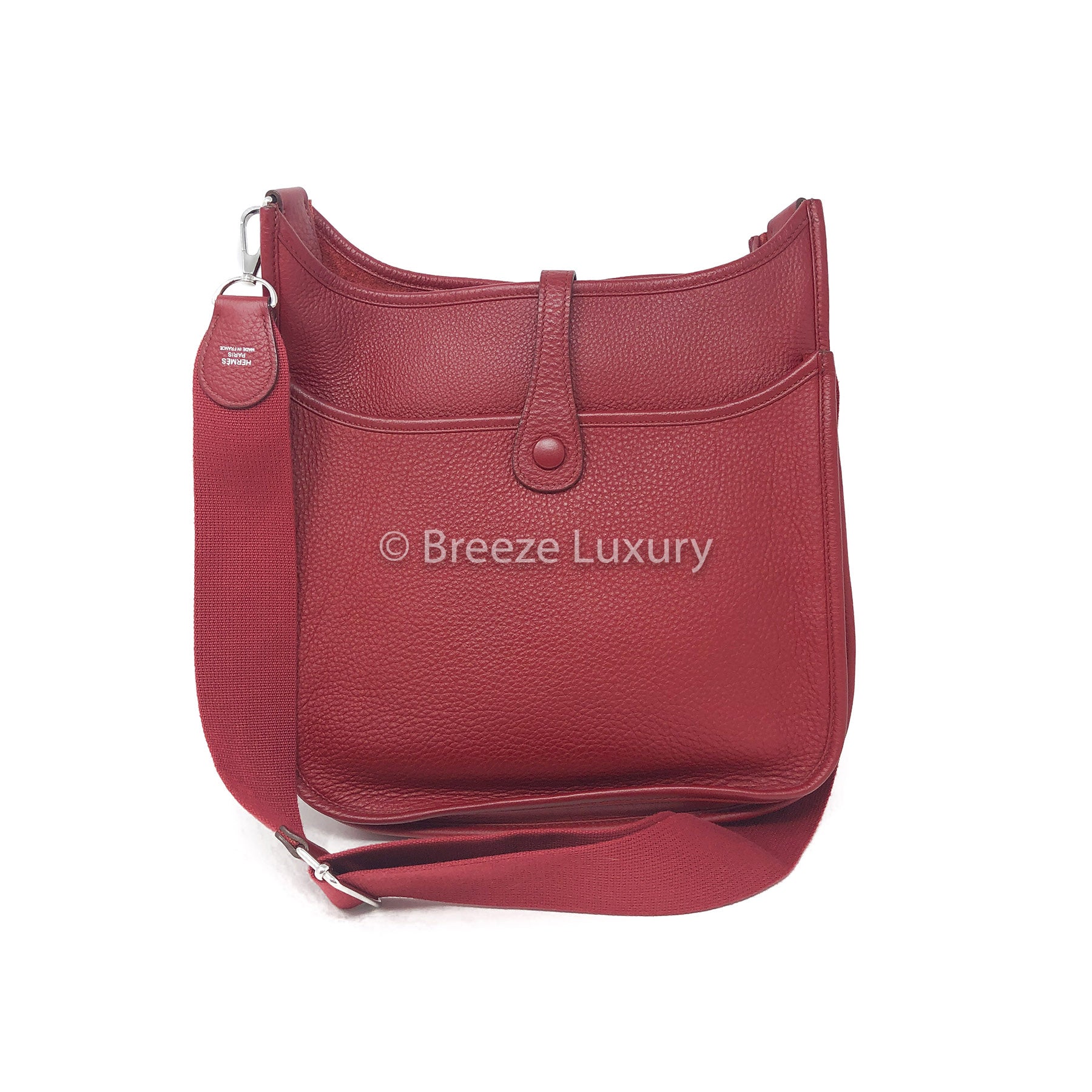 Hermes Rouge Garance Evelyne PM III