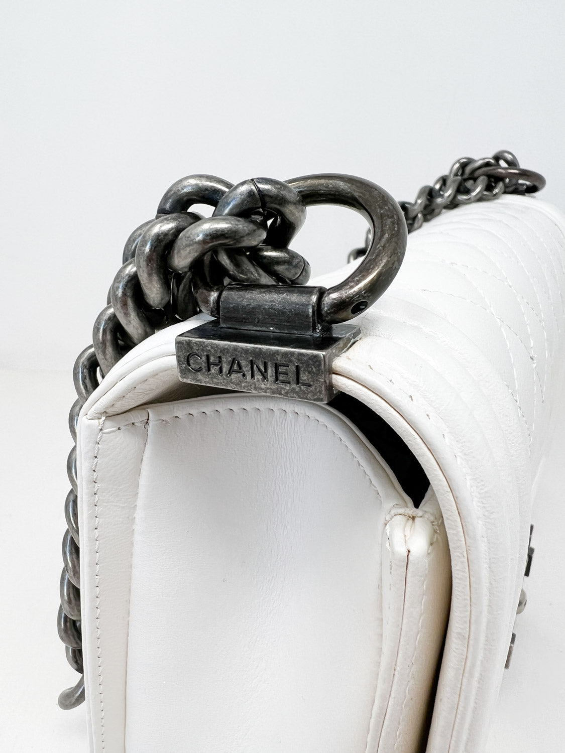 Chanel Old Medium Le Boy Shoulder Bag
