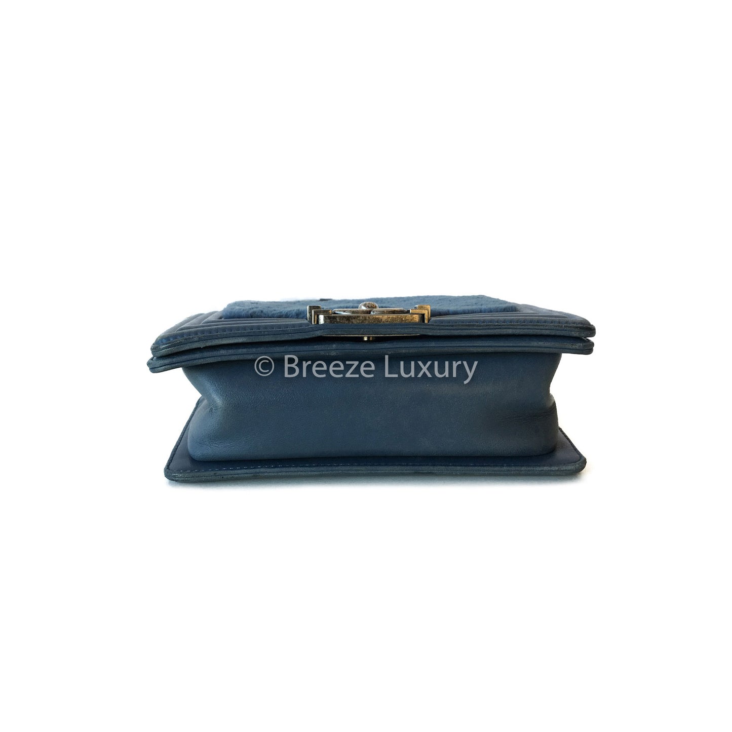 Chanel Le Boy Small Flap Bag with Rabbit Fur